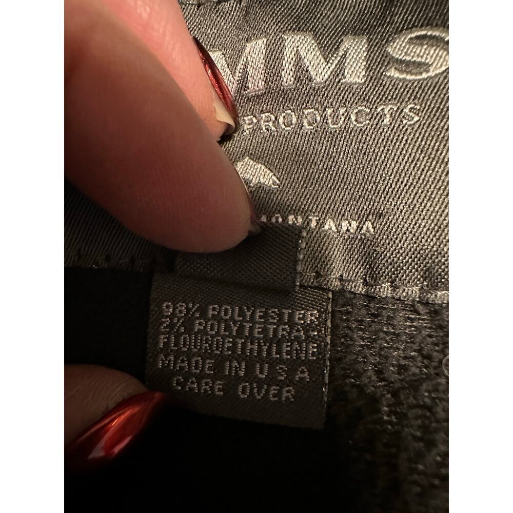 SIMMS Gore Wind Stopper Fishing Full Zip Jacket Size Medium Green Fishing PTFE - Picture 5 of 7